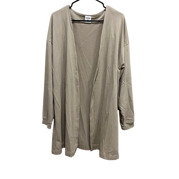 Gymshark x Whitney Simmons Taupe Open Front Cardigan XL - Picture 1 of 4